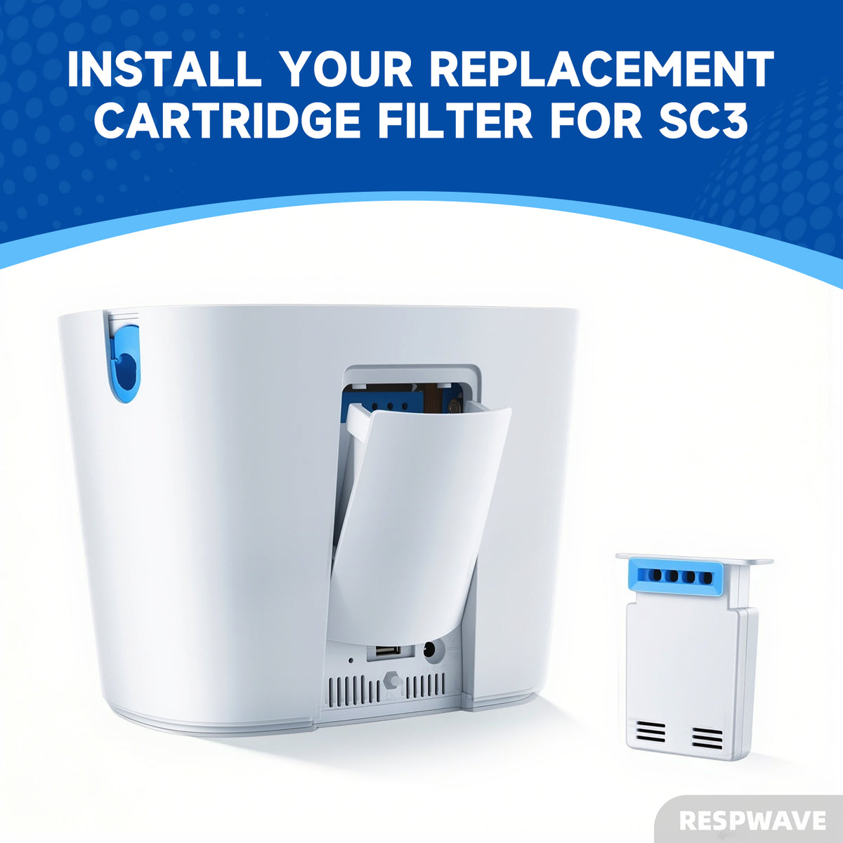 Replacement HEPA Filters Compatible with SC3 (SC1400) | 1 Pack
