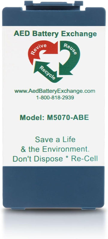 M5070A Replacement Battery Compatible with Philips Defibrillator, Replacement Battery for Models M5066A & M5068A - Made in USA (Model M5070-ABE)