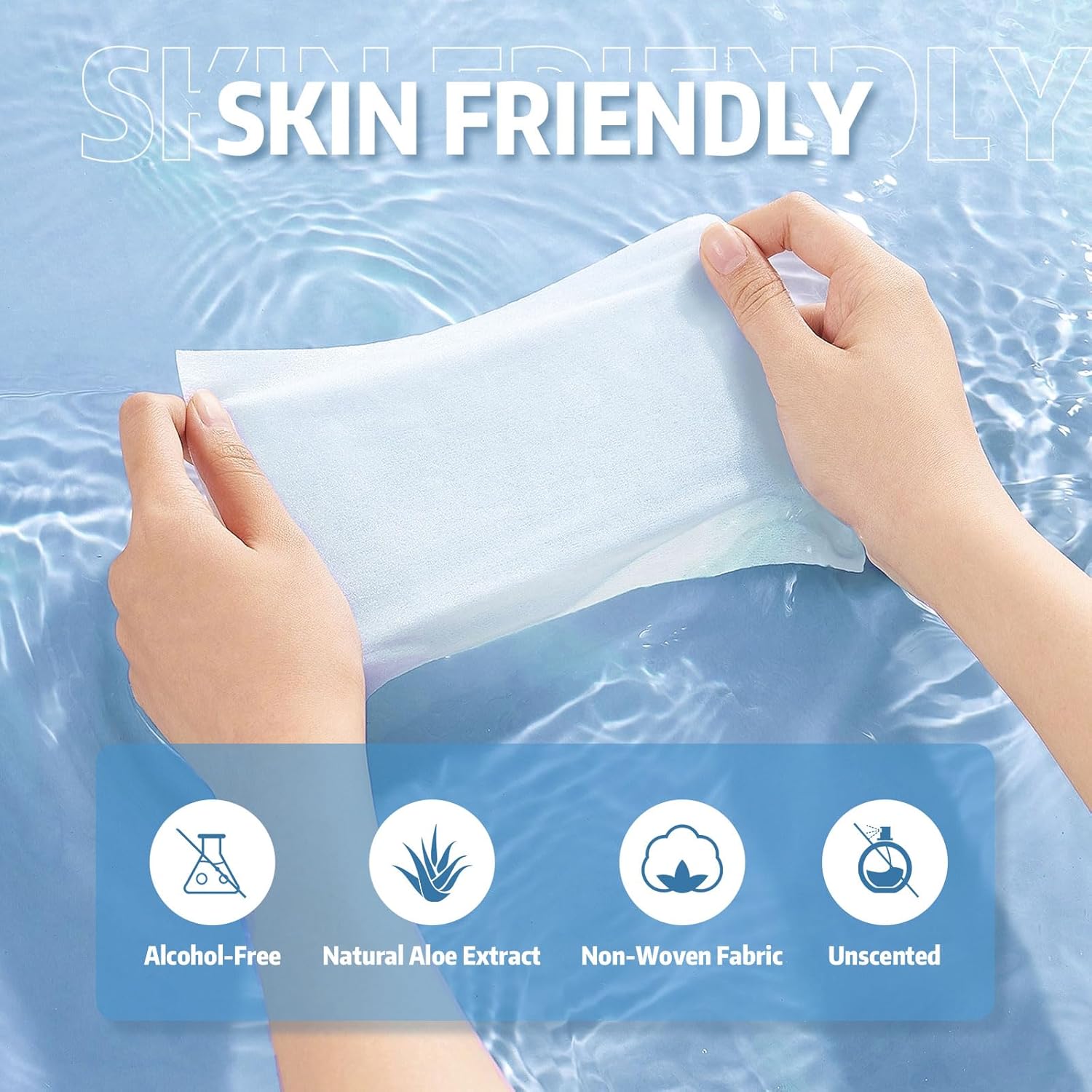 CPAP Mask Cleaning Wipes, 160 Count Extra-Large Moist Wipes for Masks, Tubing & Sleep Machine Supplies, Unscented and Alcohol-Free