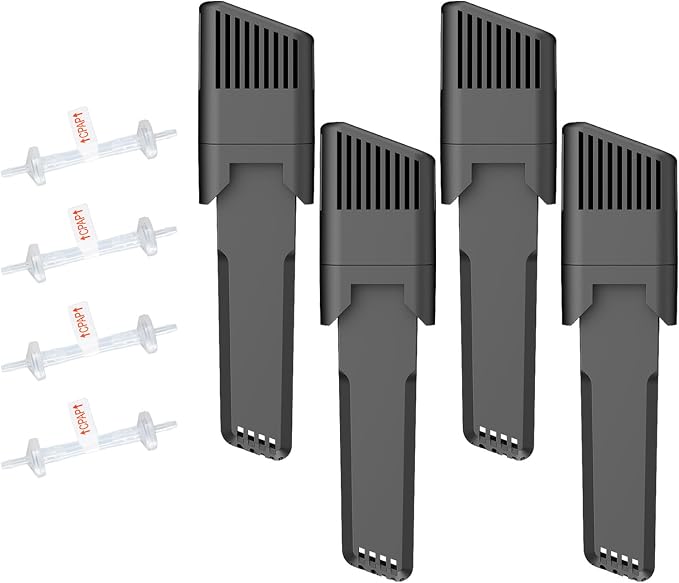 4-Pack Replacement Filter Kit Compatible with SoClean 2 SC1200, Aftermarket Cartridge Filters & Check Valves, SC2 Filter Replacement