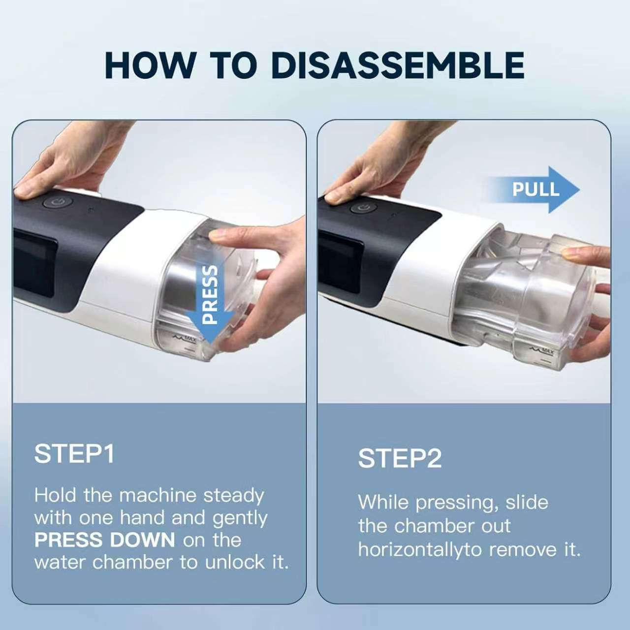 Replacement Water Chamber Compatible with AirSense 11 & AirCurve 11, CPAP Humidifier Water Tank for Air11 Series Devices