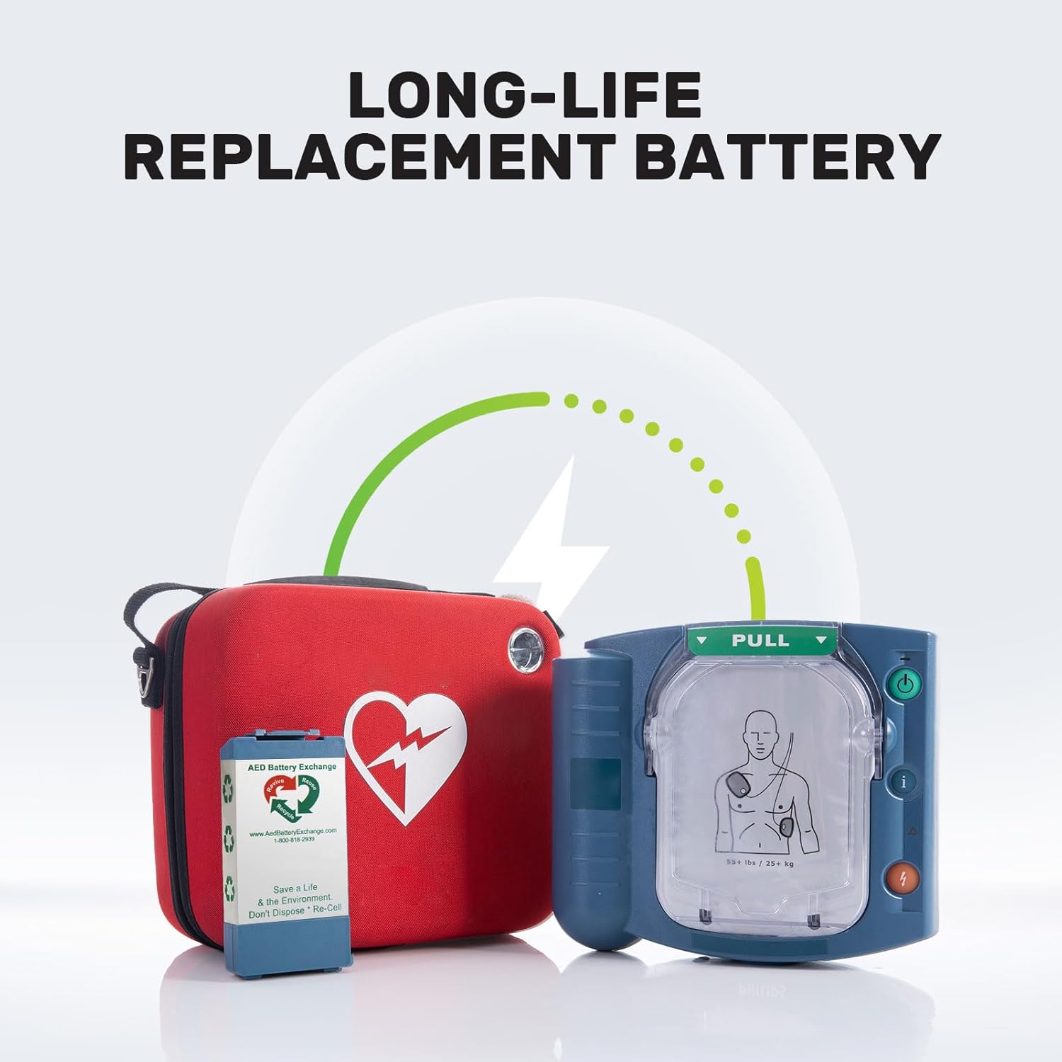 M5070A Replacement Battery Compatible with Philips Defibrillator, Replacement Battery for Models M5066A & M5068A - Made in USA (Model M5070-ABE)