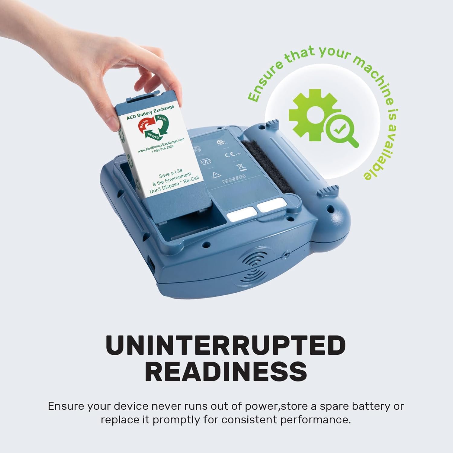 M5070A Replacement Battery Compatible with Philips Defibrillator, Replacement Battery for Models M5066A & M5068A - Made in USA (Model M5070-ABE)