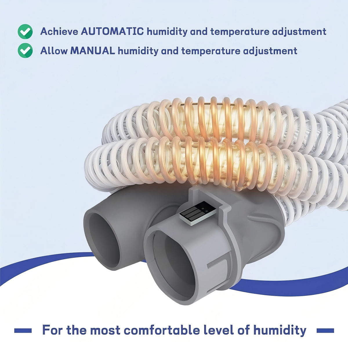 Replacement Heated Tubing Compatible with AirSense 10 & AirCurve 10, Heated Hose with Climate Control Function, Not Compatible with AirSense 11
