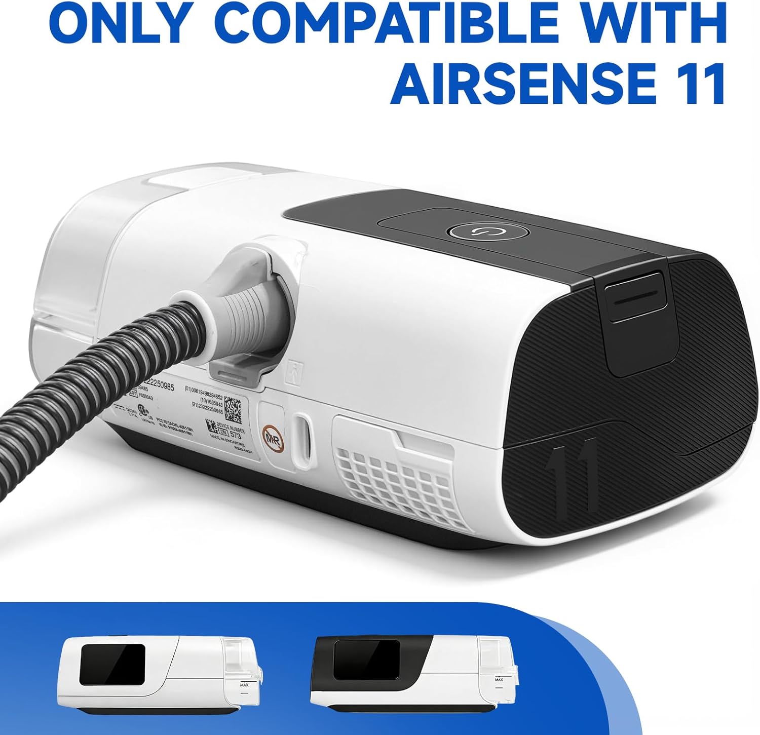 Replacement CPAP Tubing Compatible with AirSense 11 & AirCurve 11, 6.5 Ft CPAP Hose with Standard Connectors