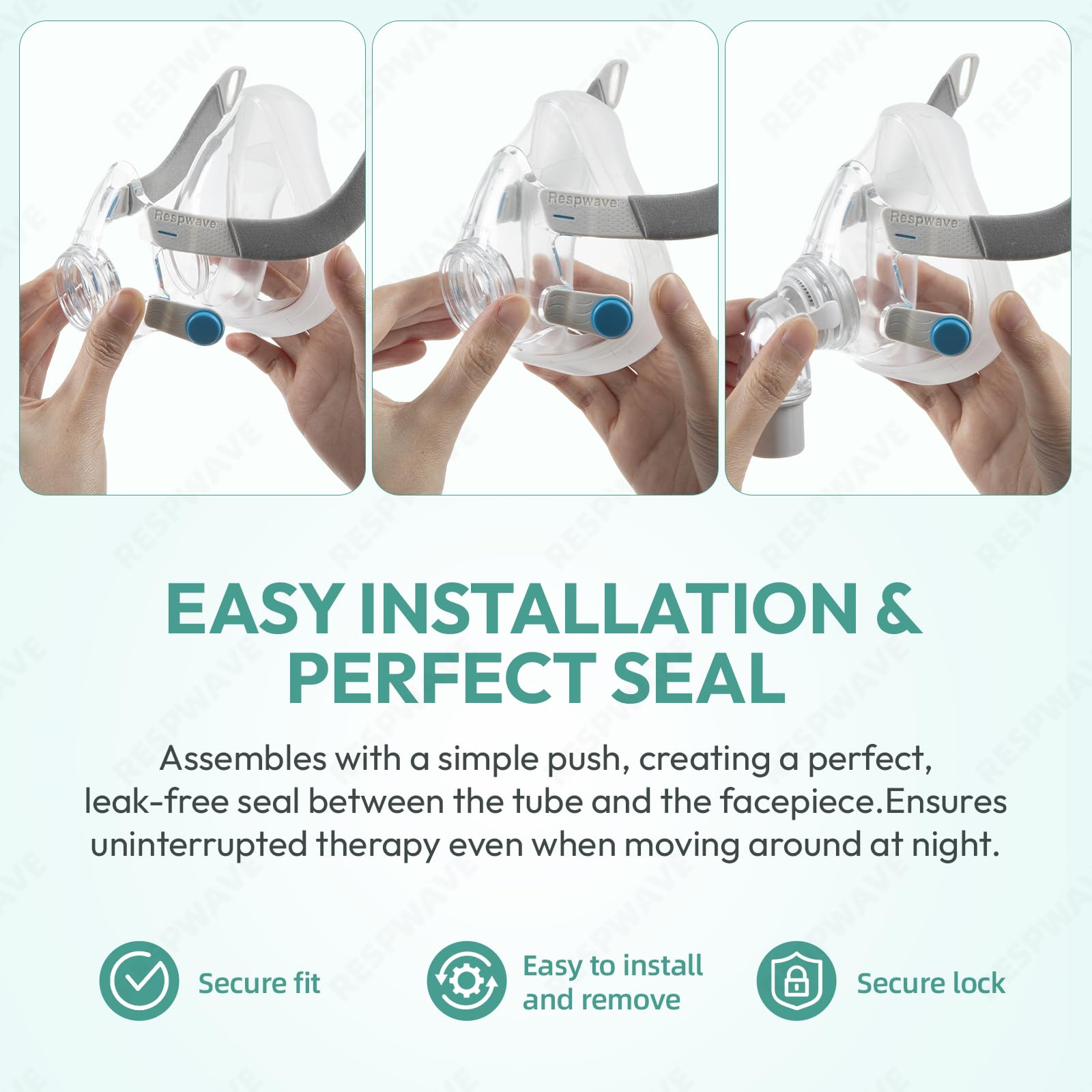 Replacement Frame Compatible with AirFit F20 & AirTouch F20 Full Face Mask, CPAP Mask Frame with Soft Padding (Frame Only)