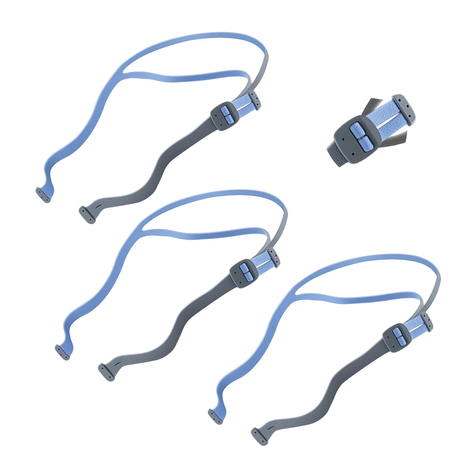 Replacement Headgear Compatible with AirFit P10 & N30, Adjustable CPAP Headgear Strap with Soft Elastic Fabric