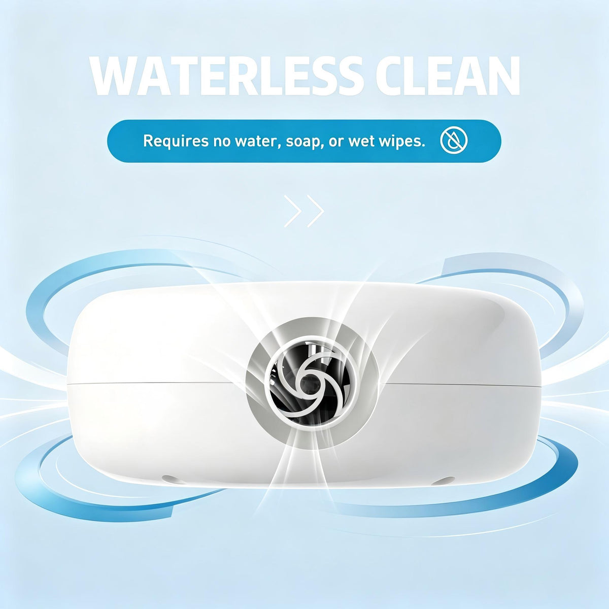 VirtuCLEAN Cleaning Kit Includes 4 Filters | Portable, Waterless Sanitizer for Sleep Mask, Tube & Humidifier